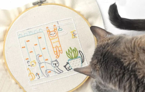 Вышивка кошек — наборы и схемы для вышивания крестом